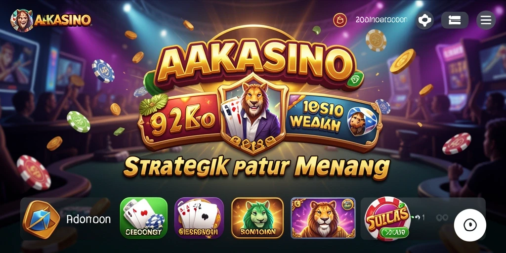 Gameplay AAKASINO yang penuh strategi dan tantangan menarik.