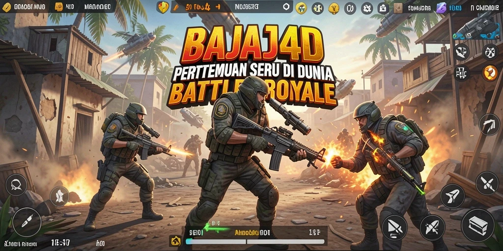 Tampilan mendebarkan dari gameplay BAJAJ4D di medan pertempuran.