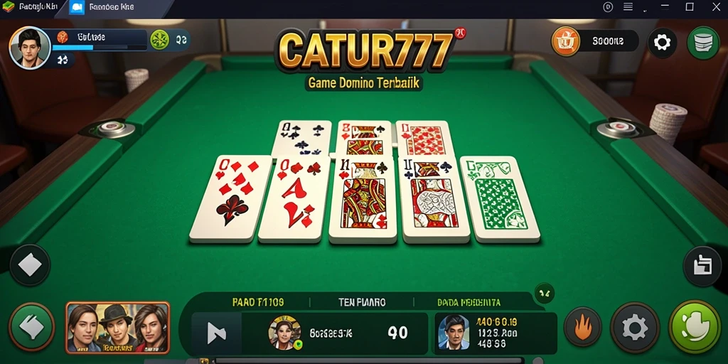 Tampilan utama gameplay CATUR777 yang seru dan interaktif.