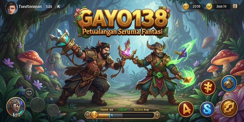 Screenshot GAYO138 menampilkan karakter utama dalam aksi petualangan.
