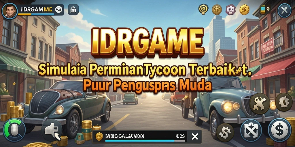 Screenshot dari gameplay Tycoon menunjukkan aktivitas manajerial yang menarik.