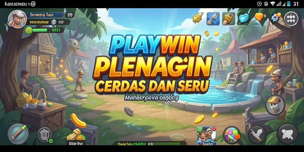 Tampilan screenshot <strong>PLAYWIN</strong> yang menampilkan momen strategis dalam permainan.