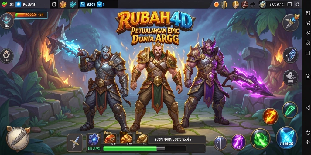 Tangkapan layar gameplay yang menunjukkan aksi seru dalam RUBAH4D.