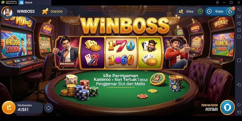 Screenshot gameplay <strong>WINBOSS</strong> menunjukkan keseruan bermain Kasino.